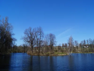 В городе