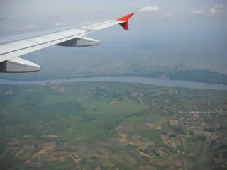 Сербия с самолета