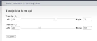 Transfer Sliders