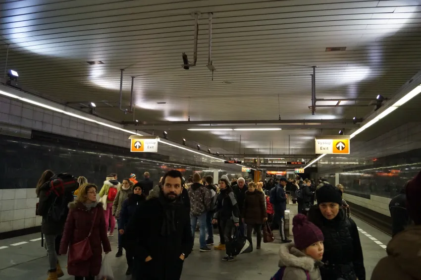 Метро в Праге