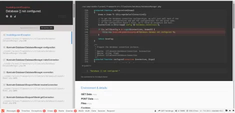 Ошибки в Laravel