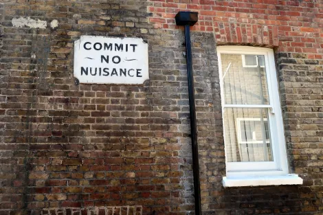 Commit no nuisance!