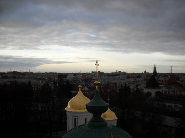С башни Спасо-Преображенского монастыря